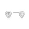 ANIA HAIE Silver Sparkling Shield Stud 925 Silver Earrings E067-03H