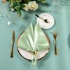 24pcs 30*30cm Kerchief Dinner Party Hotel Satin Table Napkins Romantic Wedding Decoration Washable Restaurant Supplies Cloth