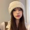 Корейская вязаная шапка Теплая шапка Вязаная шапка Модная шапка-ведро Крючком Зима