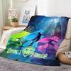 Hit Anime G-Ghost F-Force Throw Lightweight 240g Flannel Blanket Soft Skin-friendly for Summer Cooling
