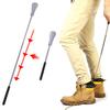 1Pc Long Handle Adjustable Shoehorn Stainless Steel Metal Shoehorn