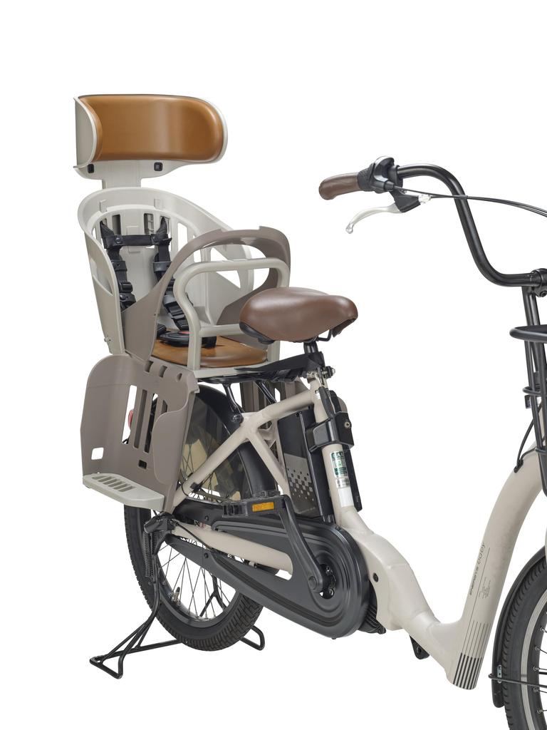 OGK Giken детское велосипедное сиденье заднее детское сиденье с подголовником POPOLA больше Серый Новый SG стандартный продукт RBC-019DX2 (Попола Подробнее)