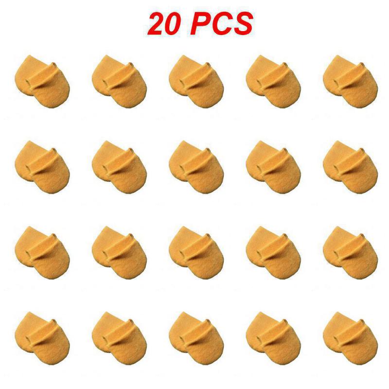 10/20/30PCS Car Gold Plating Beauty Sponge Cover Reusable Practical Oval Car Supplies Polishing Waxing Sponge Durable