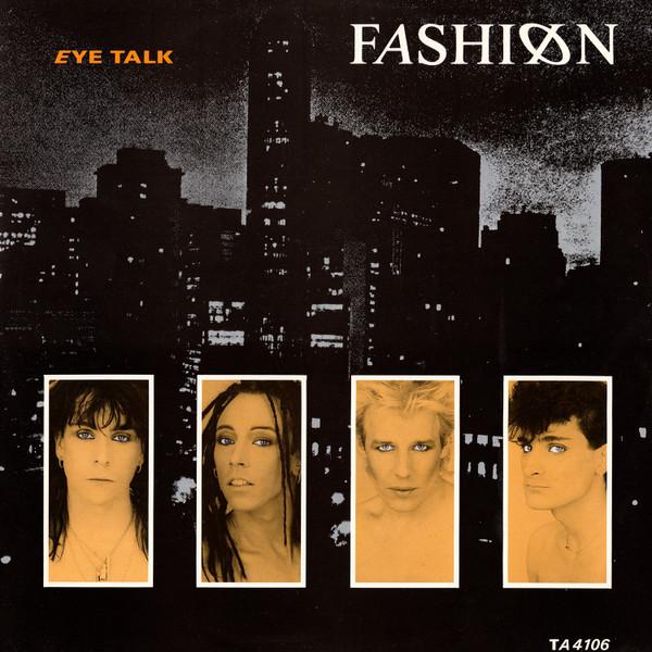 12-дюймовая пластинка FASHION Eye Talk TA4106 CBS De Stijl 1983 UK Dance Electronica Б/у