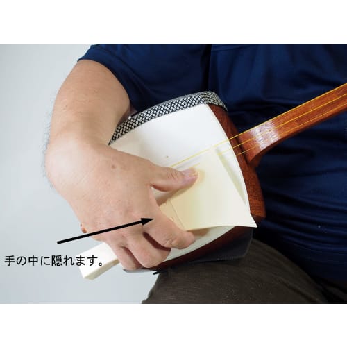 Shamisen Kameya Transparent Non-Slip Rubber for Shamisen (for Plectrum)