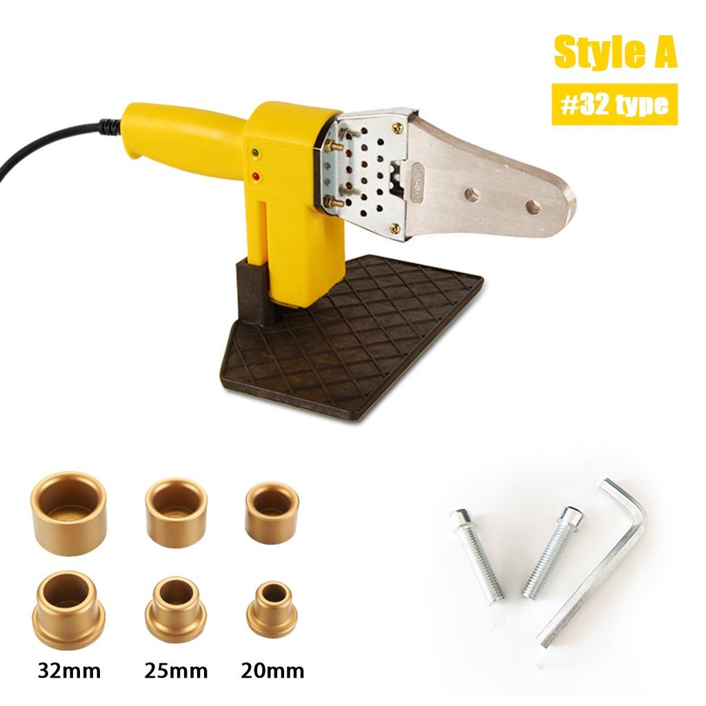 Машина для сварки труб Нагревательный инструмент 1500 Вт сварочный аппарат Комплект Для PPR PB PE Пластиковой трубы Сварка PPR Аппарат для горячей плавки Контроль температуры