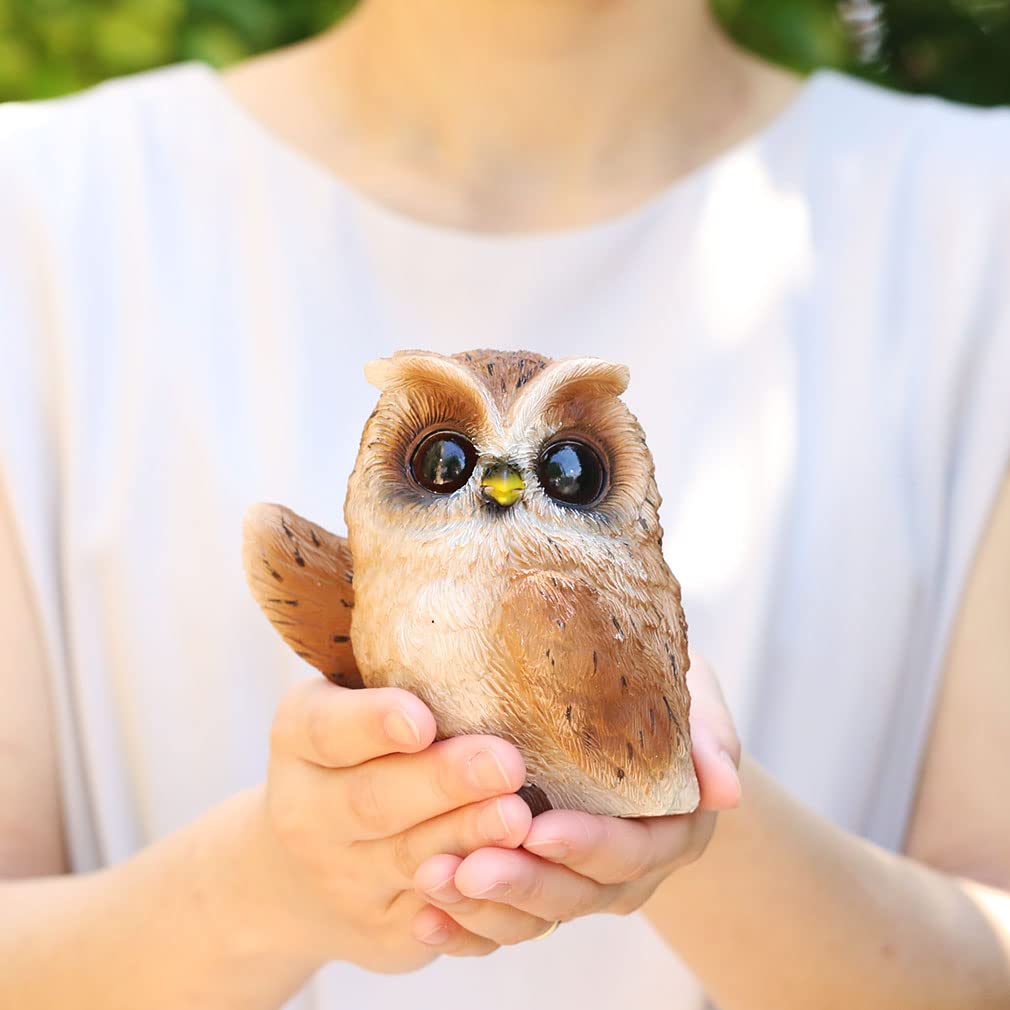 Mo04 Сова Ухо совы Смола День рождения Идеальный подарок Поздравление [Devalier] Статуэтка, Подарок, Настоящее, (Земля Б)