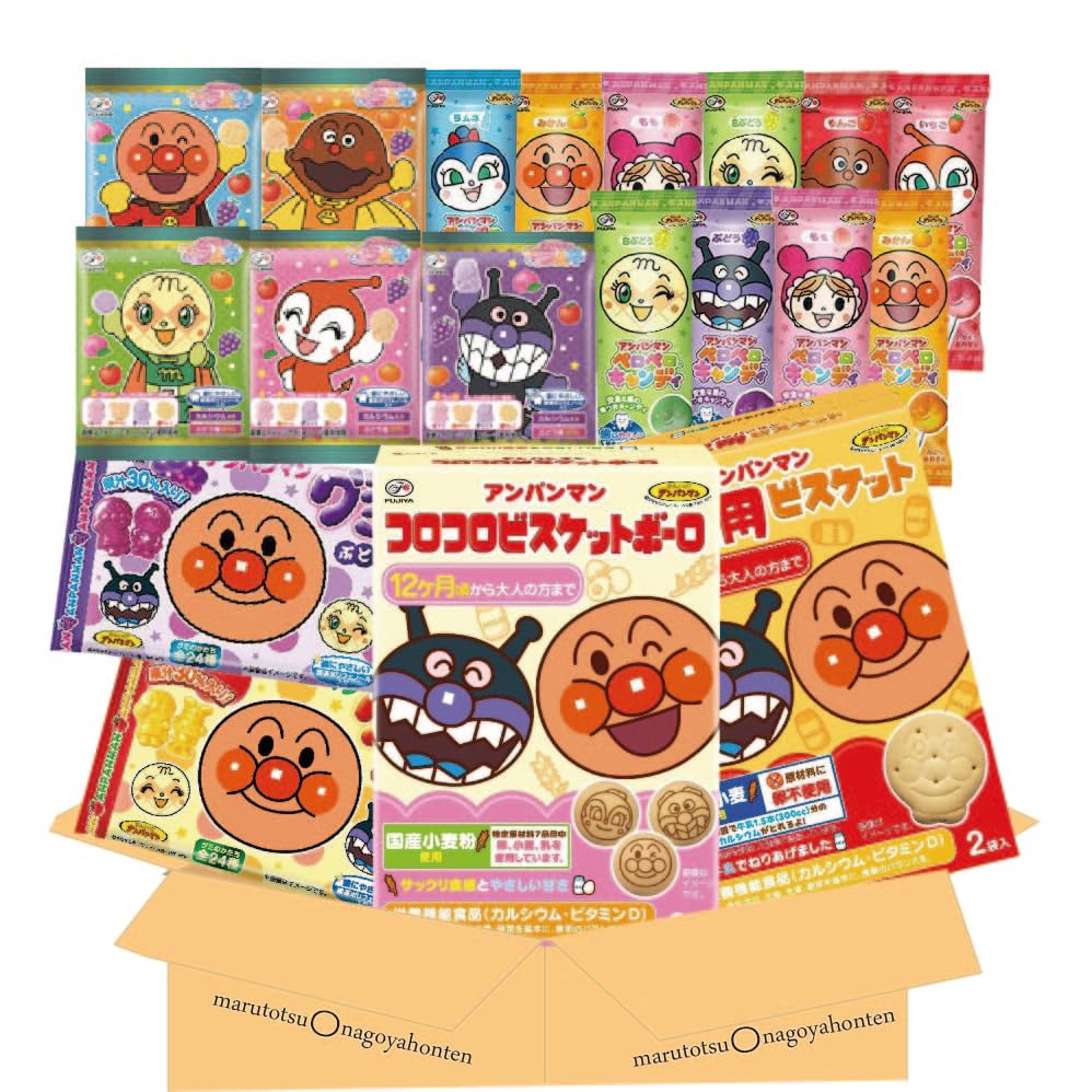 Fujiya Anpanman Sweets Assortment 6 Types 19 Pieces Set Present Small Gift Present Birthday No Chocolate Assortment Set