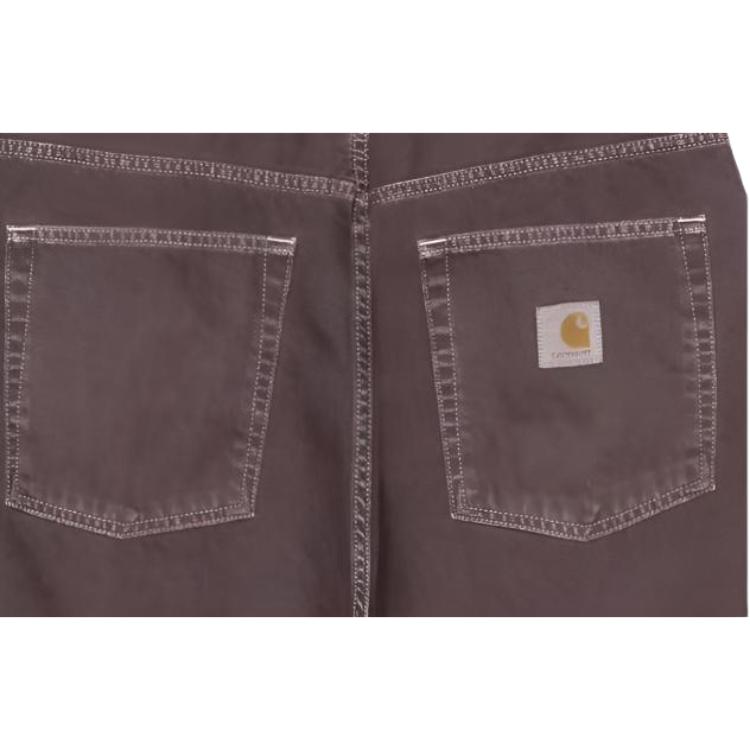 Carhartt WIP SS26 Шорты Брэндон Потертые Свободные Удобные Простые Плотный Деним Мужские шорты I036504-3IS-4J