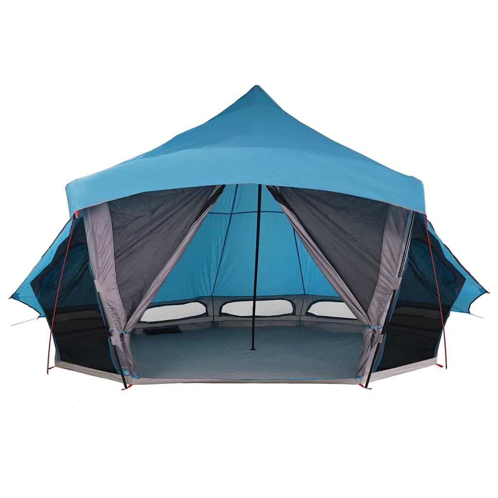 Tipi Tent with Roof and Storage Blue 508 x 470 x 300 cm Taffeta