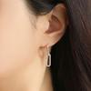 OST Rose Gold Cubic Clip Earrings OTE120402QPW
