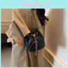 Цепочка Argyle Crossbody 2024 Роскошная Сумка-Ведро на Шнурке Для Женщин