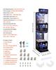 Claw Crane Machine, Medium-Sized Arcade Game Machine with Claw + Grabber Double-Layer, Light & Sound, Toy Candy Grabber Prize Dispenser Vending Toy,