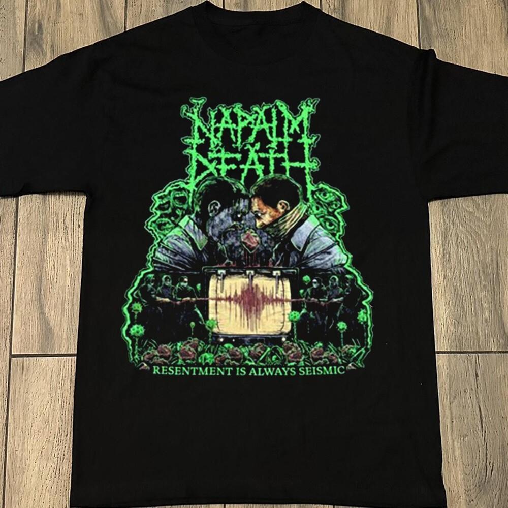 Редкая унисекс футболка Napalm Death для мужчин и женщин, все размеры 10D306 Унисекс футболка