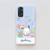 KT75 милый чехол Pochacco для Samsung A04 A14 A23 A34 A54 M23 M33 M52 M53 Realme 10 9 C30S C35 C55 VIVO Y02S Y21 Y33S Y51 X80 Pro прозрачный чехол