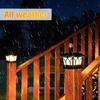 4 Pack Outdoor Solar Post Lights with Edison LED Bulbs, 2 Brightness Settings for Garden Fence, Deck, Patio, Fits 4x4 6x6 Posts