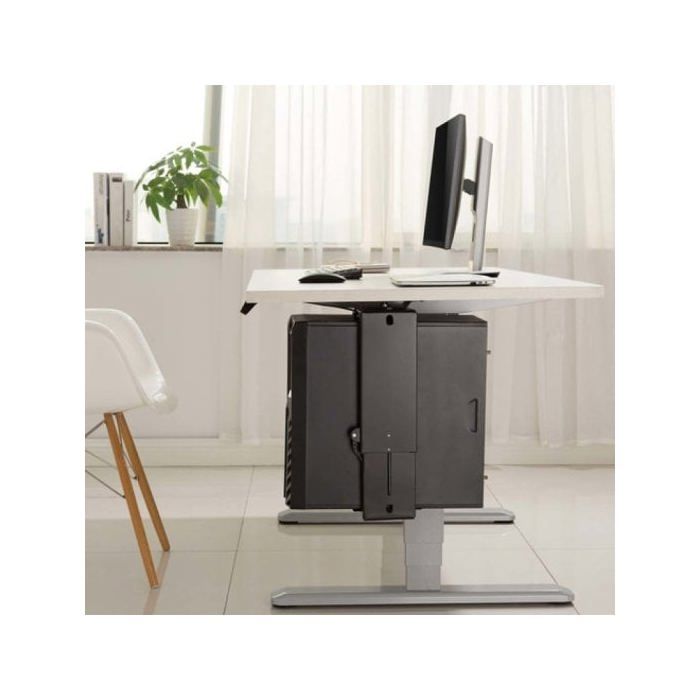 Aisens Поворотный и регулируемый по высоте держатель для CPU под столом с легкой фиксацией