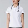 Li-Ning Футболка-поло Fitness Series однотонная, унисекс, топы белые APLT076-1