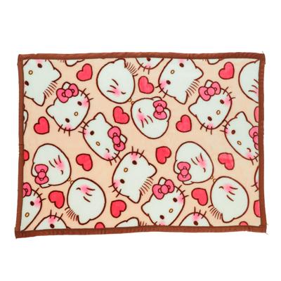 Marushin Throw Sanrio Hello Kitty Kitty Sweet Rubber Blanket Polyester Meyer Cute Fluffy Stylish Cold Weather Goods 3805001300