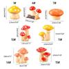 Миниатюрная полимерная фигурка гриба, декоративная мини-скульптура для украшения дома, сада, двора, газона, аксессуары