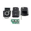 Пульт дистанционного управления центральным замком автомобиля для Volkswagen Beetle Caddy Golf Mk6 3 кнопки выкидной смарт-ключ брелок чип ID48 ключ с дистанционным управлением