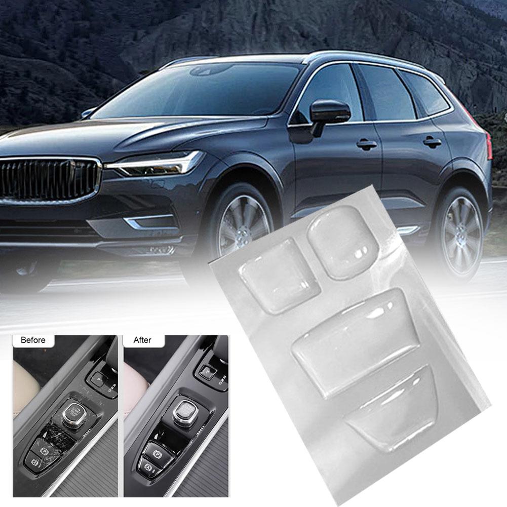 Клей-наклейка на кнопку переключения передач автомобиля Для Volvo XC60 XC90 S90 V90 S60 V60 Декор салона Центральная консоль Кнопка переключения передач Клей-капля Наклейка