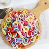100pcs Kids Elastic Hair Bands Sweets Scrunchie Girls Rubber Band for Children Hair Ties Clips Headband Baby Hair Accessories