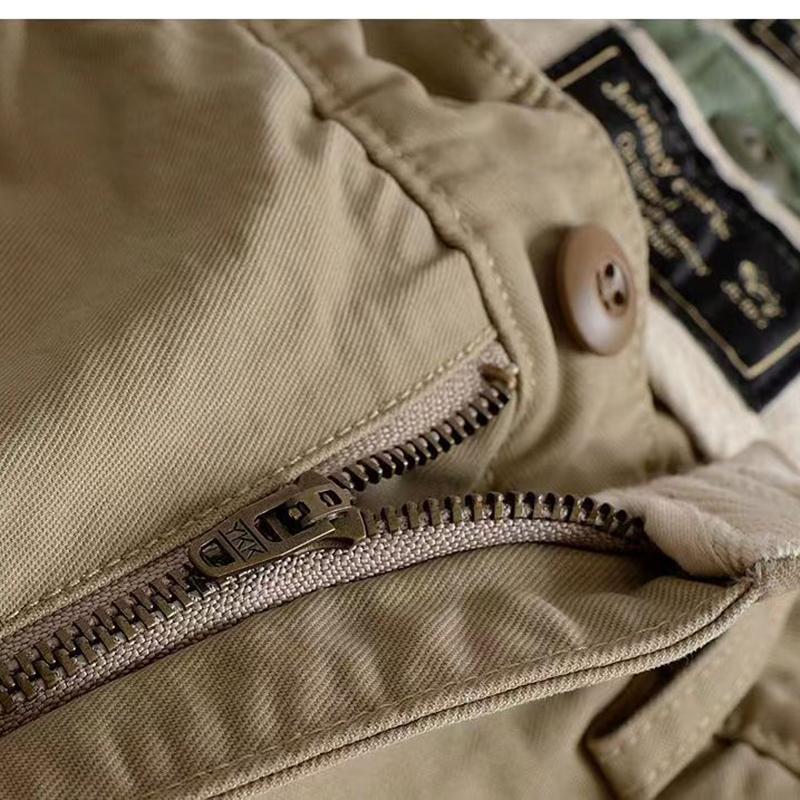 Embroidered Summer New Casual Shorts, Men's Textured Slim Fit Trend, Two-piece Pants, Men's Versatile Straight Tube Workwear, Two-piece Pants