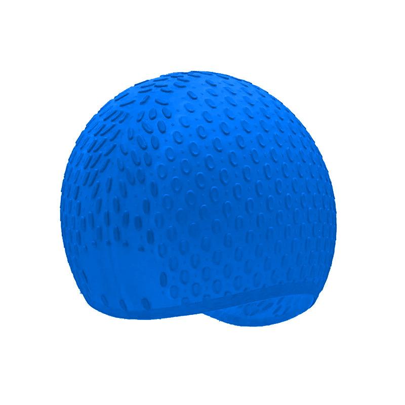 Unisex Solid Silicone Swimming Cap Water Drop Waterproof Hair Protection Adult Fashion Swim Hat for Men Women 4
