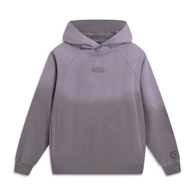 Li Ning Wade Series Градиентный худи свободного кроя, дышащий, повседневный свитшот для мужчин AWDV255-8