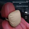 Genuine Leather Headrest & Lumbar Support Pillow for Mercedes, BMW, Volkswagen, Toyota Cars