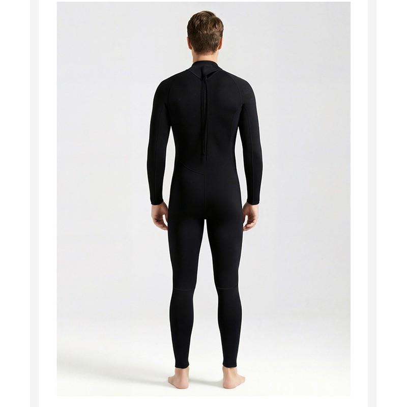 3mm Neoprene Wetsuit Men Full Body Long Sleeve Diving Surfing Snorkeling Thermal Protection Water Sports Gear