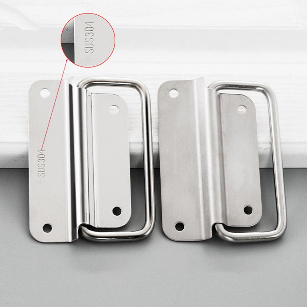 Ручка-бокс из нержавеющей стали 201/304 с винтами Дверная ручка Ручка для шкафа Ручка для дверцы шкафа Ящик