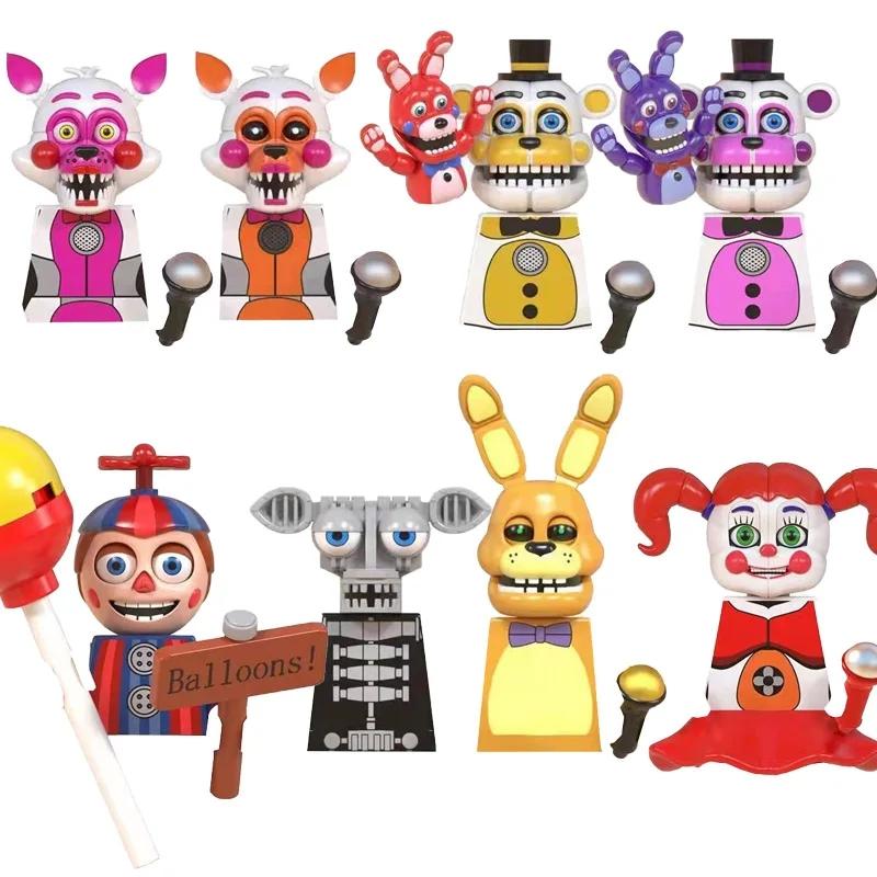 Non-Toxic @Gg1001 Anime Cartoon Model Bricks Horrible Thriller Mini Compatible Assemble Puzzle Toy Building Blocks Children Birthday Gifts