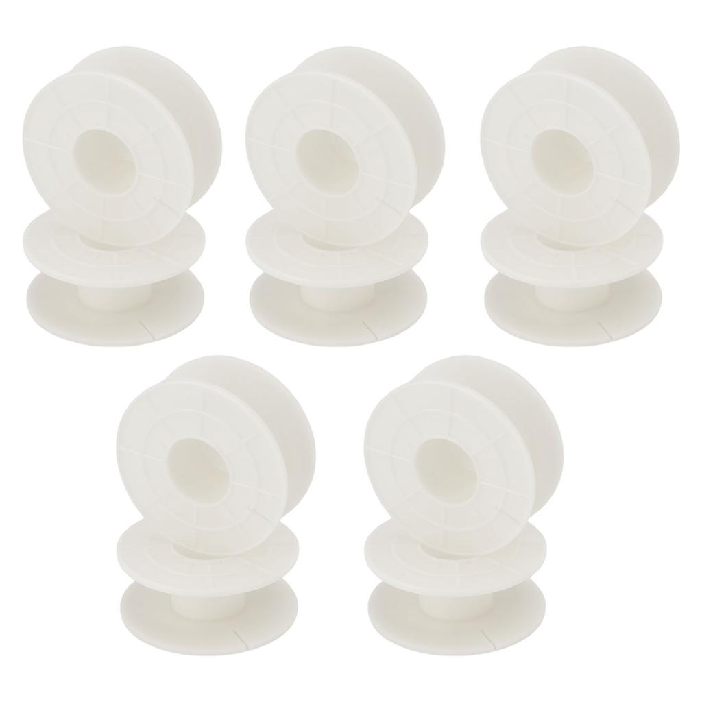 10PCS Empty Cord Spools Audible Winding Reel Coil Storage Organizer for Speaker Cables Inductor Coils 80mm Diameter