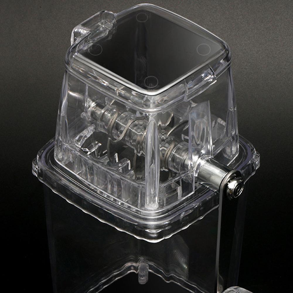 Для дома, кухни, бара, льдогенератор для ручной бритья, блендер для льда, инструмент, портативная ручная дробилка для льда, многофункциональная прозрачная