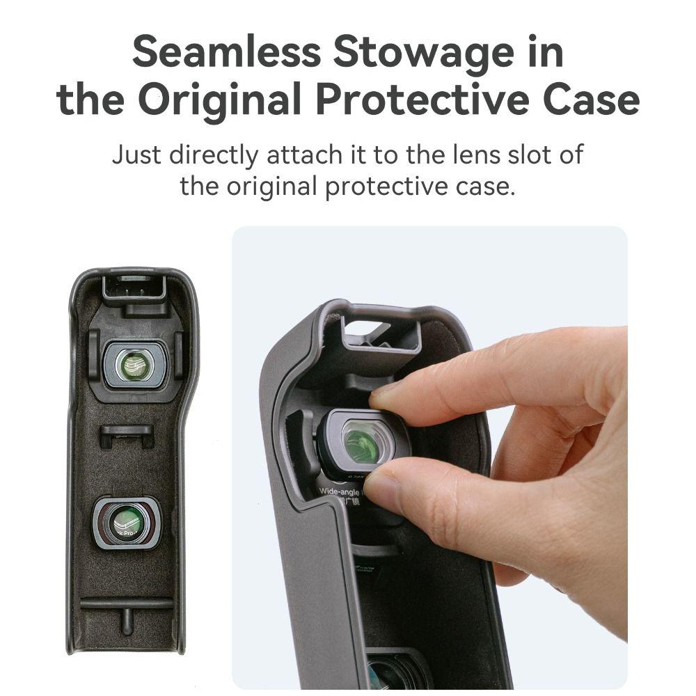 Magnetic Macro Lens Optical Glass Camera Lens for DJI Osmo Pocket 3 Action Camera Accessories