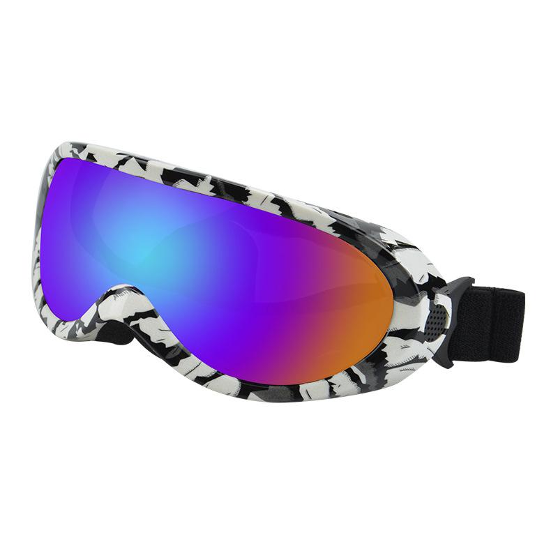 Anluoer's new spherical ski goggles with a wide field of view for men and women, suitable for cycling and skiing, are windproof and sandproof goggles