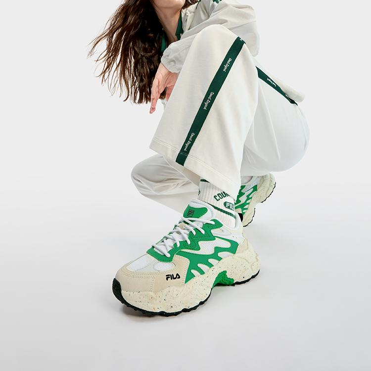 Fila Fern Удобные Легкие Спортивные Повседневные Низкие Кроссовки для Папы Женские кроссовки Белые F12W331101FWK