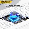 Essager Мини-интеллектуальная Bluetooth-клавиатура с защитой от отпечатков пальцев, портативная беспроводная клавиатура RGB Ipad для планшетного компьютера Ipad Pro