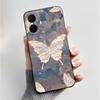 For TCL K70 4G 5G Case Luxury Fashion Butterfly Flower Black Soft Silicone Bumper Cover for TCL K70 Power T522A T522E Phone Case