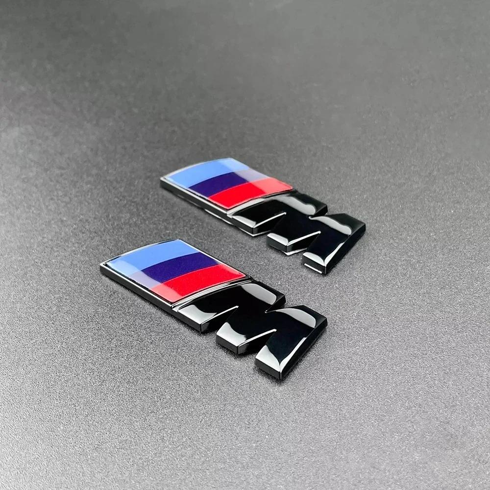 VV BMW M Трехцветный Значок-Логотип 1/3/5/7 Серии X1 X3 X5 X6 Водонепроницаемая Наклейка на Крыло и Багажник 3D Логотип M Sport Автоаксессуары VFT3