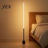 Modern Floor Lamp for Living Room USB Bedroom, 50/100cm Standing Light with Remote, Indoor Lighting Apartment 360 Degree Dimmable LED Corner