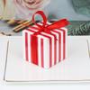 50PCS European New Candy Box Square Happy Candy Box Striped Box, Wedding Birthday Party Sugar Box