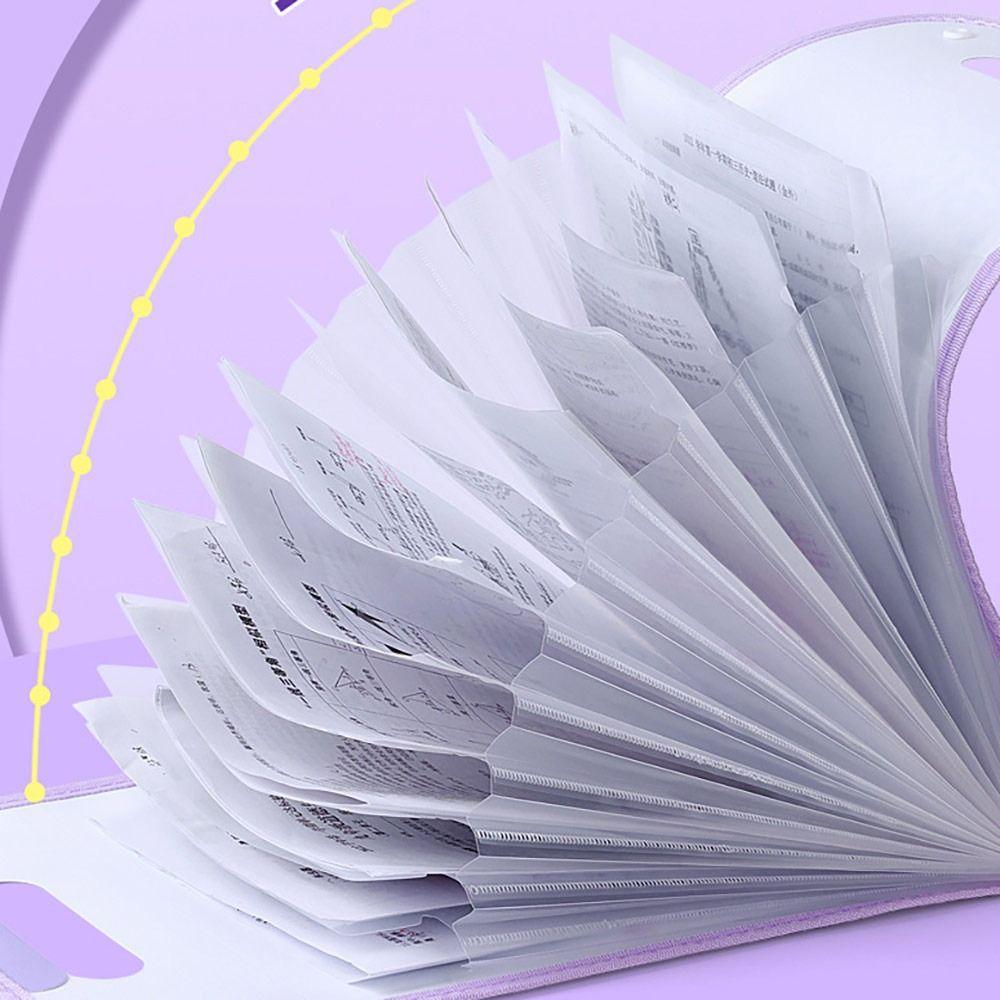 Папка для хранения контрольной бумаги с 13 карманами, водонепроницаемая сумка для документов, креативная папка-конверт