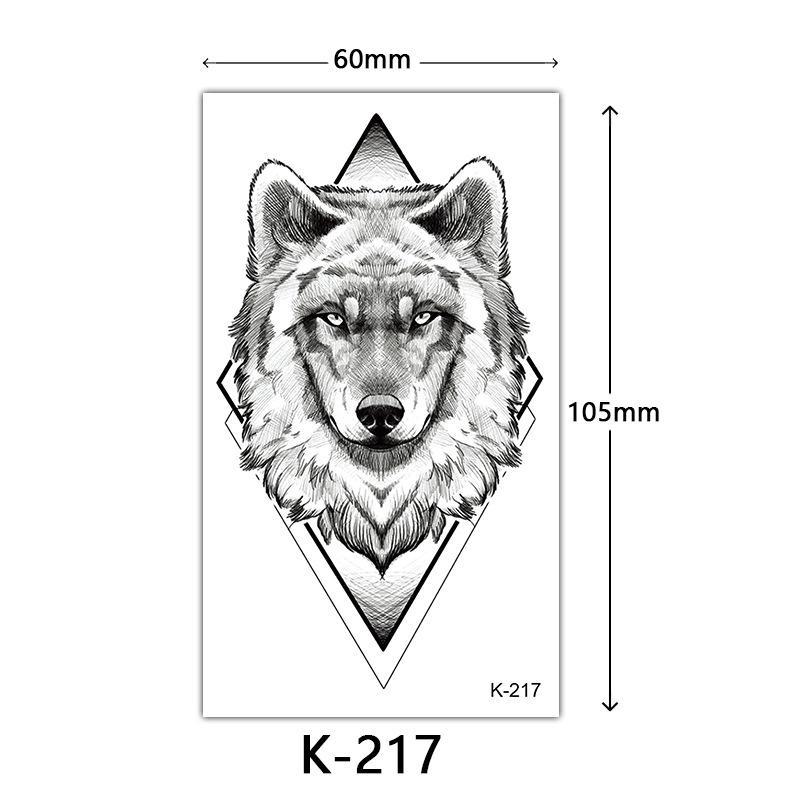 English Letter & Flower Butterfly Tattoo Stickers - Waterproof & Sketch Line Design