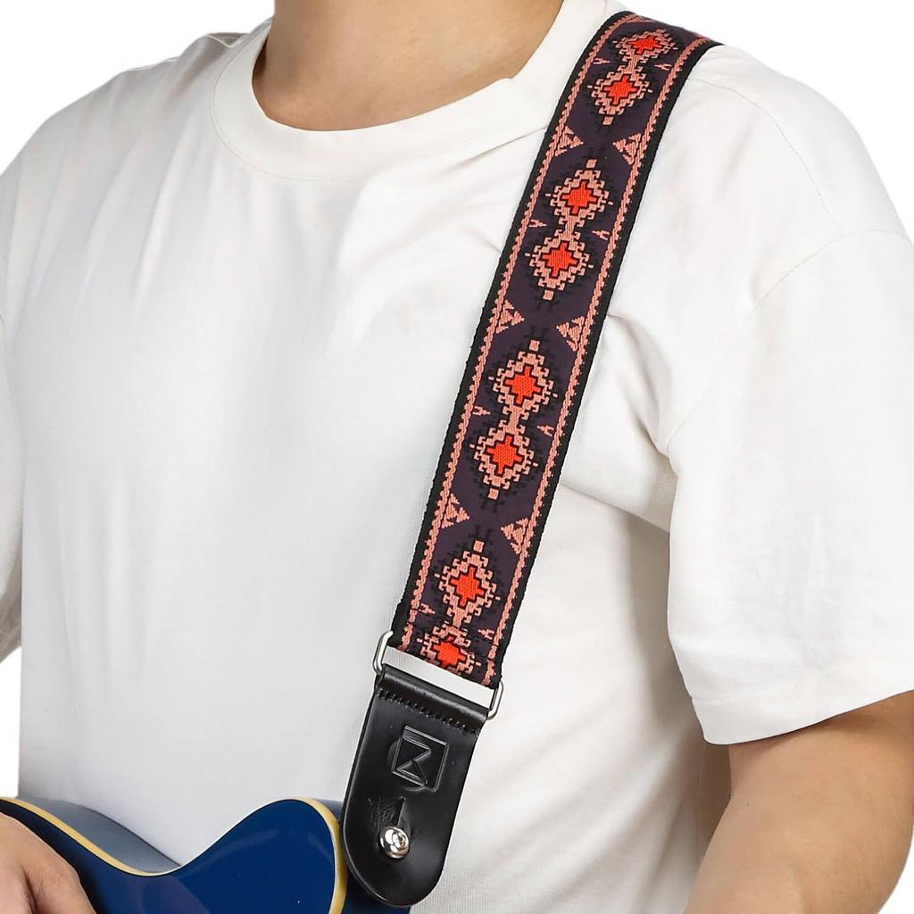 Kikutani 50mm KSTR-311 Guitar/Bass Strap, Wide, 950-1,620mm