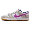 Rayssa Leal x Dunk Low SB Кроссовки Унисекс Белый Чистый платиновый Насыщенный королевский синий FZ5251-001