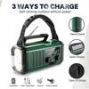 10000mah Crankshaft Radio, Emergency Radio, Solar Radio, Noaa/AM/FM Weather Radio, USB Type-C charge