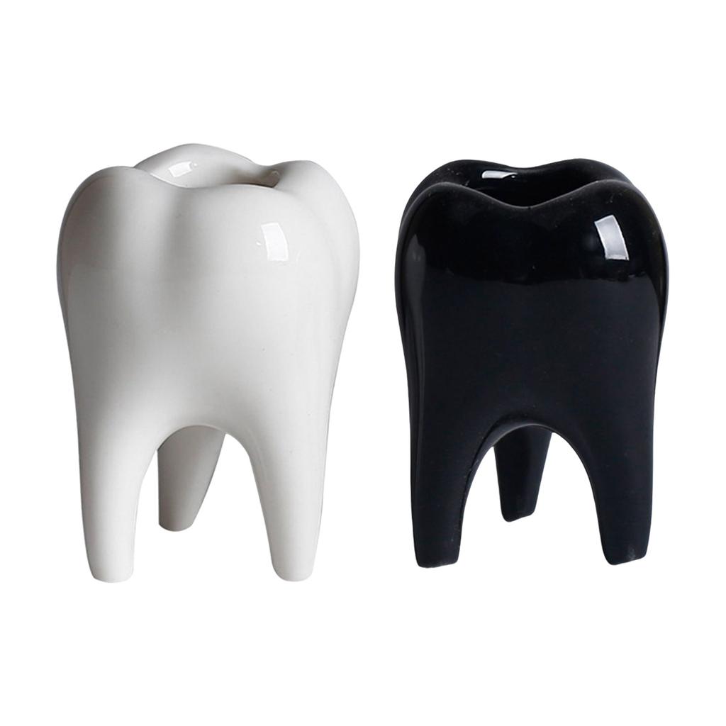 Керамический горшок для суккулентов, кашпо в виде зуба, украшение для суккулентов, кактусов, контейнер для дома, балкона